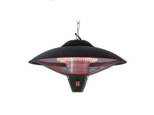 ⁦פטריית חימום חשמלית לתליה 900W/1200W/2100W גימור שחור⁩ – תמונה ⁦4⁩