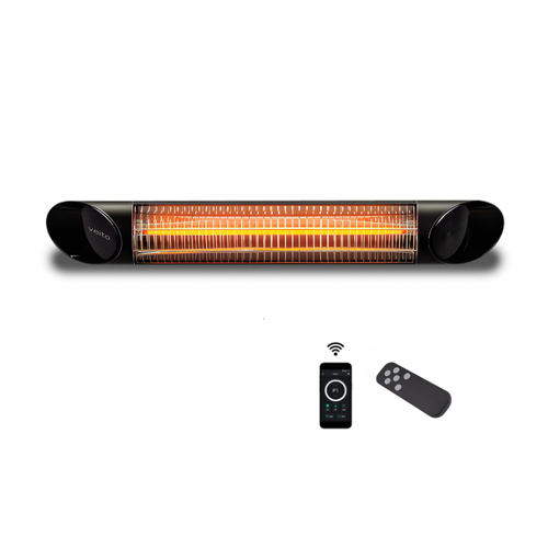 מנורת חימום אינפרא אדום קרבון BLADE S 2500W APP VEITO