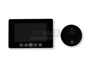 עינית דיגיטלית 4.3 אינץ' עם הקלטה ופעמון PROMAX